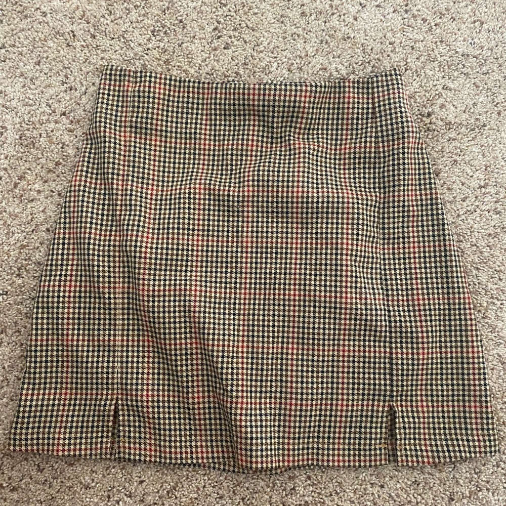 Brandy melville plaid skirt